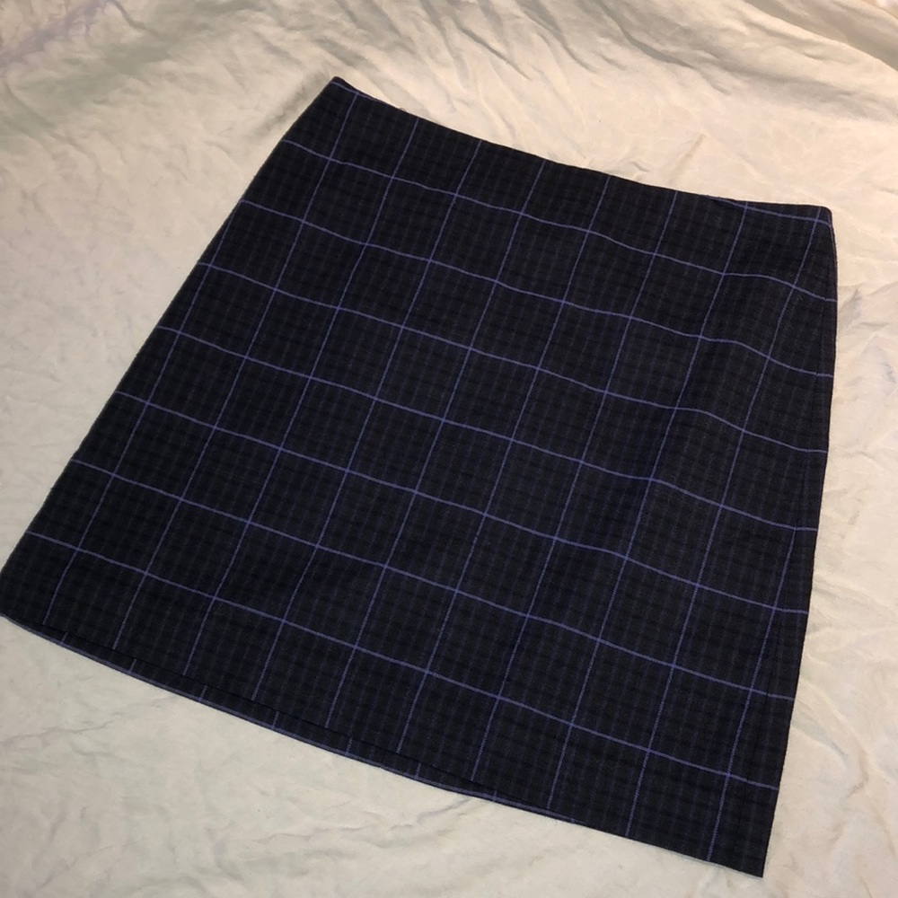 Banana Republic plaid mini.